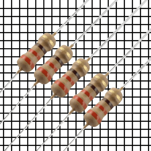 4.7 kohm resistor 1/4 watt